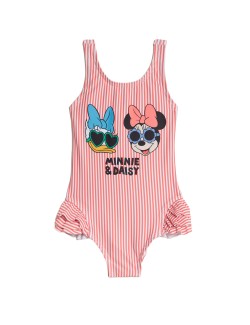Minnie Mouse™ Striped Swimsuit (2-8 Yrs)