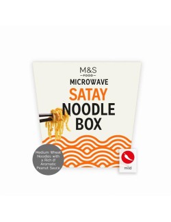 Pšeničné nudle s arašídovou omáčkou satay