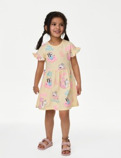Šaty s motivem Prasátko Peppa™, z čisté bavlny (2–8 let)