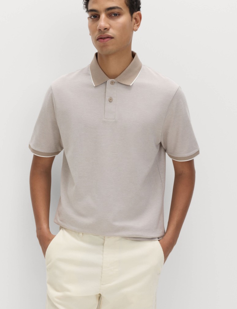 The Ultimate Tipped Pique Polo Shirt