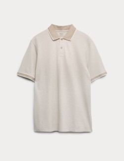 The Ultimate Tipped Pique Polo Shirt