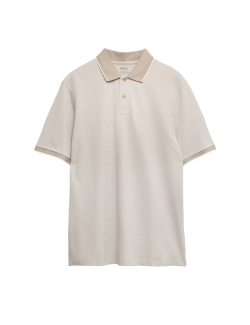 The Ultimate Tipped Pique Polo Shirt