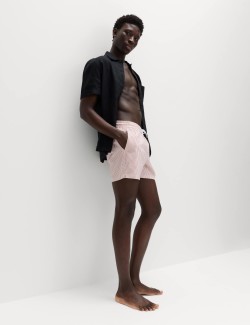 Plavecké šortky z mačkaného materiálu