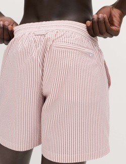 Plavecké šortky z mačkaného materiálu