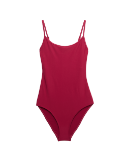 Košilkové plavky s oválným výstřihem