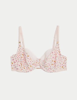 Rose Print Wired Full Cup Bra