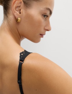 Plavky s tvarovaným lodičkovým lemem