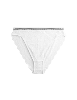 Kalhotky s vysokými nohavicemi Cleo s krajkou