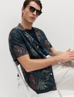Linen Rich Hawaiian Shirt