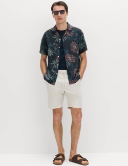 Linen Rich Hawaiian Shirt