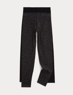 2 Pack Cotton Rich Leggings (6-16 Years)