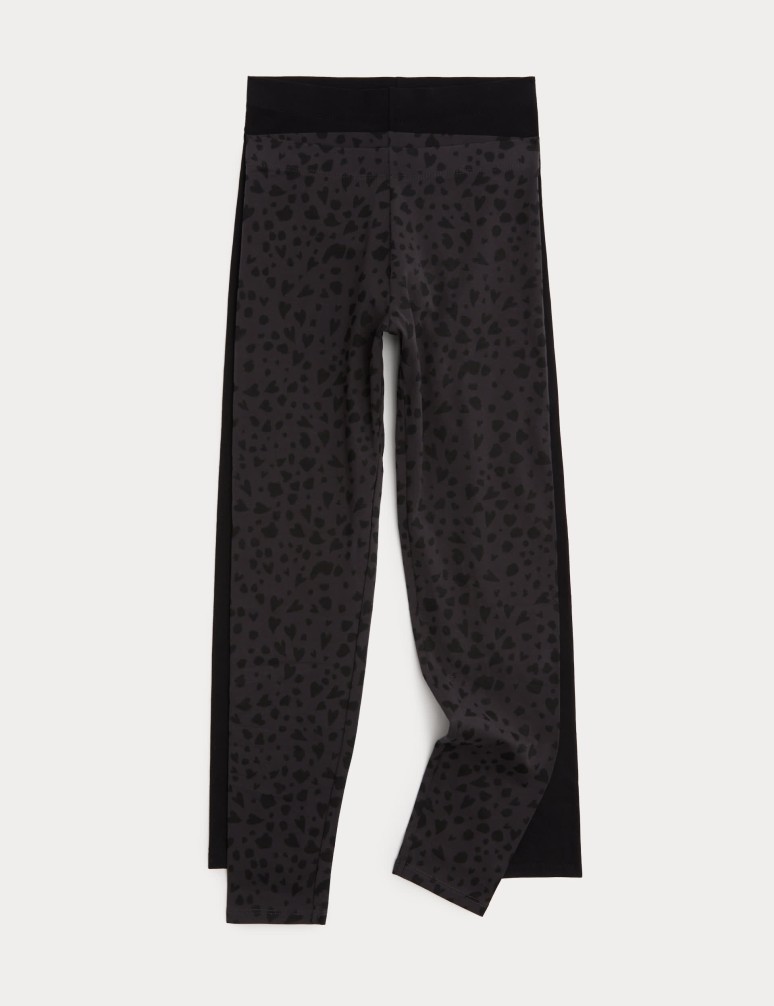 2 Pack Cotton Rich Leggings (6-16 Years)