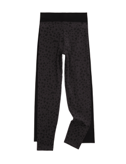 2 Pack Cotton Rich Leggings (6-16 Years)