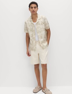 Pure Cotton Printed Short Sleeve Shirt