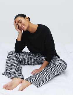 Pure Cotton Printed Long Sleeve Pyjama Set