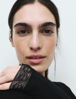 Lace Trim Nightdress