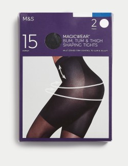 2pk 15 Denier Magicwear™ Tights