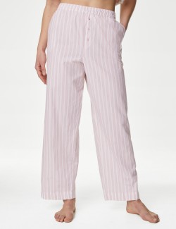 Pruhované pyžamové kalhoty z čisté bavlny, s úpravou Cool Comfort™, 2 ks v balení
