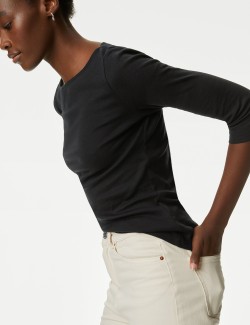 Pure Cotton Slim Fit Top