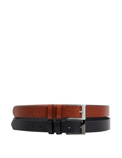 2 Pack Leather Smart Belts