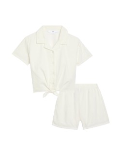 Outfit s topem a kalhotami, z čisté bavlny (2–8 let)