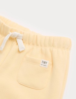 Cotton Blend Fleece Lined Joggers (0-3 Yrs)