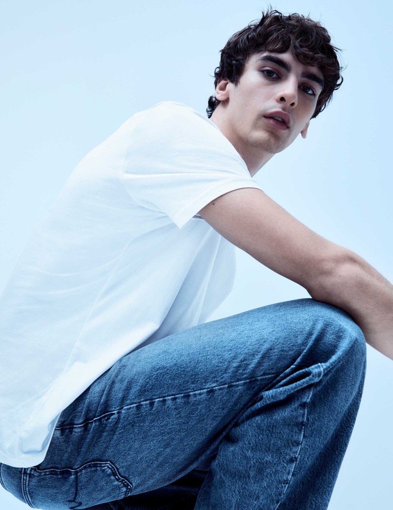 Pure Cotton Crew Neck T-Shirt