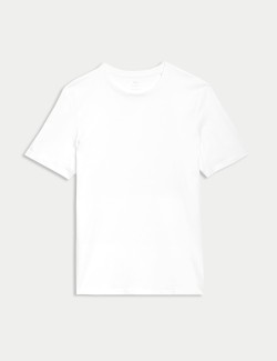 Pure Cotton Crew Neck T-Shirt