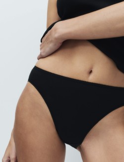 5pk Cotton Lycra® High Leg Knickers