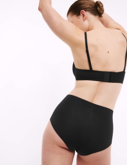 Šortkové kalhotky bez viditelných lemů s vysokým pasem, 3 ks v balení