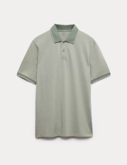 The Ultimate Tipped Pique Polo Shirt