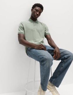 The Ultimate Tipped Pique Polo Shirt