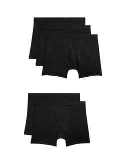 5pk Pure Cotton Cool & Fresh™ Trunks