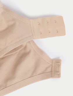 3pk Cotton Wired Push-Up Bras A-E