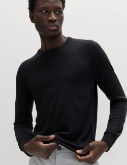 Svetr Cashmilon s výstřihem ke krku