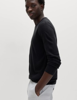 Svetr Cashmilon s výstřihem ke krku