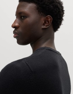 Svetr Cashmilon s výstřihem ke krku