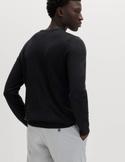 Svetr Cashmilon s výstřihem ke krku