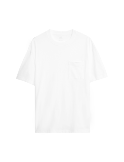 Pure Cotton Midweight Pocket T-shirt