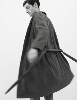 Pure Cotton Burnout Textured Dressing Gown