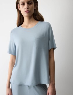 Pocket Detail Pyjama Top