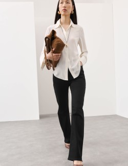 Džíny s vysokým pasem ze směsi lyocellu