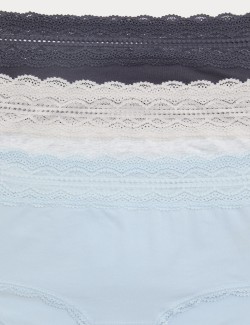 Šortky s vysokým pasem a vysokým podílem bavlny, 3 ks