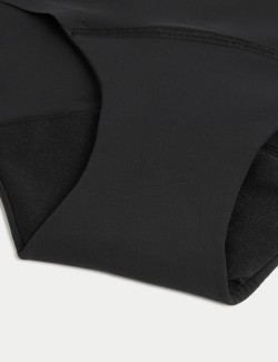 Vysoce savé menstruační bezešvé kalhotky do pasu, 3 ks