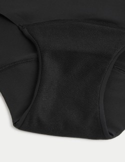 Vysoce savé menstruační bezešvé kalhotky do pasu, 3 ks