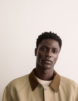 Krátký trenčkot z čisté bavlny