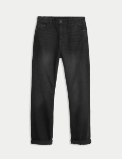Pure Cotton Relaxed Fit Jeans (6-16 Yrs)