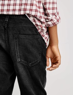 Pure Cotton Relaxed Fit Jeans (6-16 Yrs)