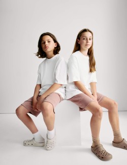 Pure Cotton Plain T-Shirt (2-16 Yrs)