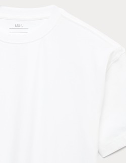 Pure Cotton Plain T-Shirt (2-16 Yrs)